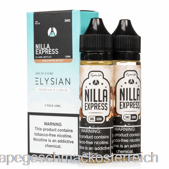 Nilla Express – Elysian Labs – 120 Ml, 0 Mg Vape-Geschmack